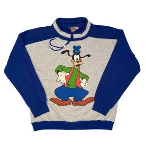 Vintage Disney Goofy Mockneck Crew